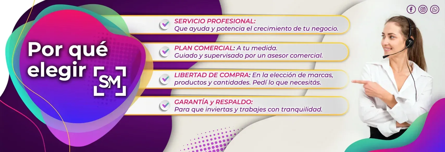 Porque elegir SM
