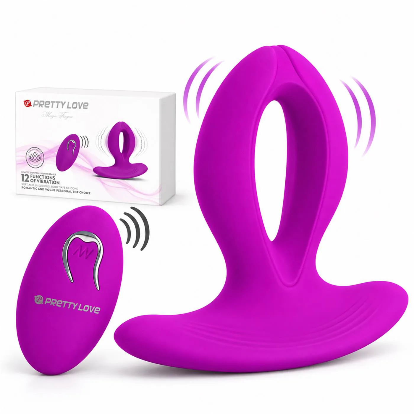 VIBRADOR DUAL ANAL VAGINAL PUNTO-G SILICONA MULTIFUNCION RECARGABLE USB CONTROL REMOTO