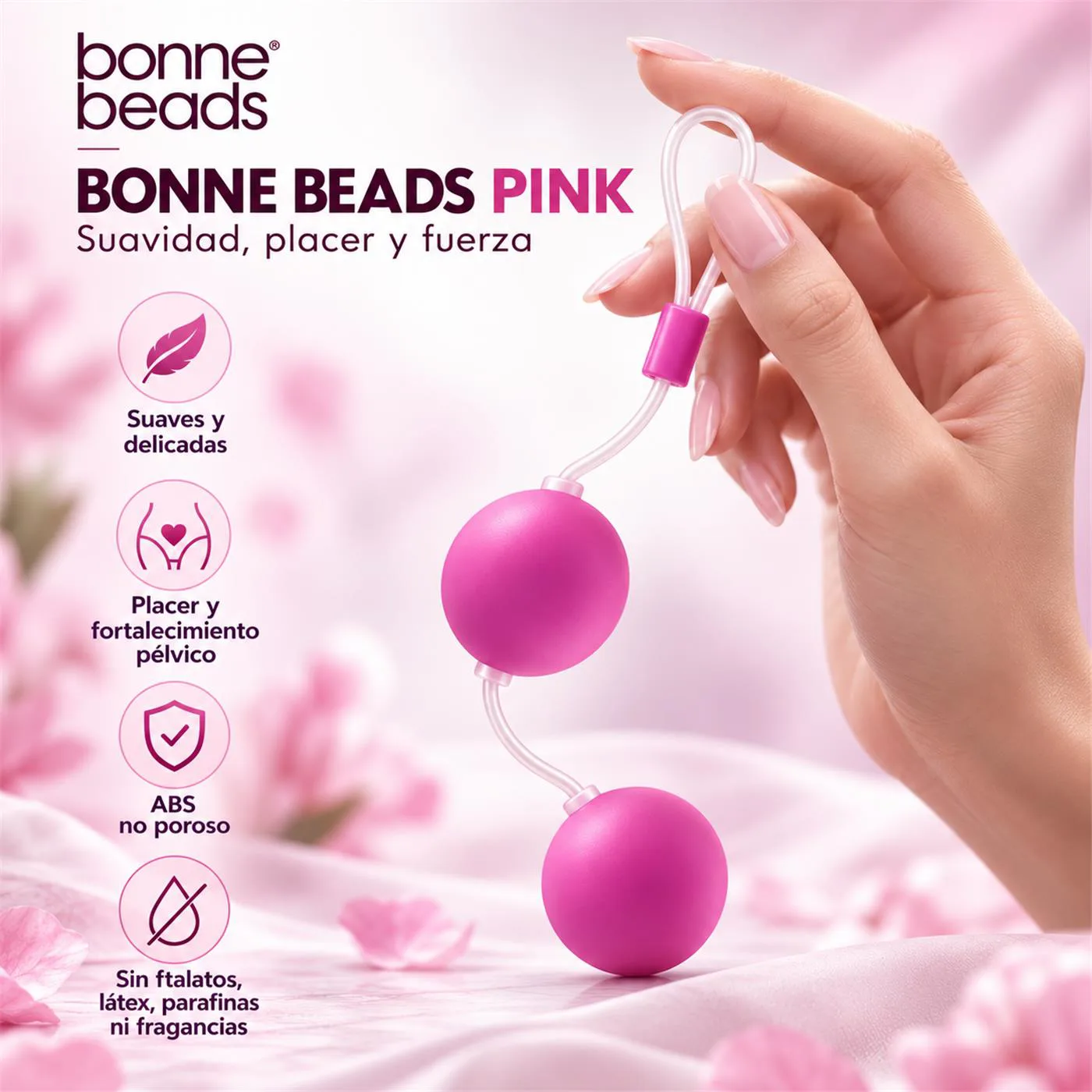 BOLAS VAGINALES PARA ESTIMULACIÓN Y EJERCICIOS KEGEL - SILICONA