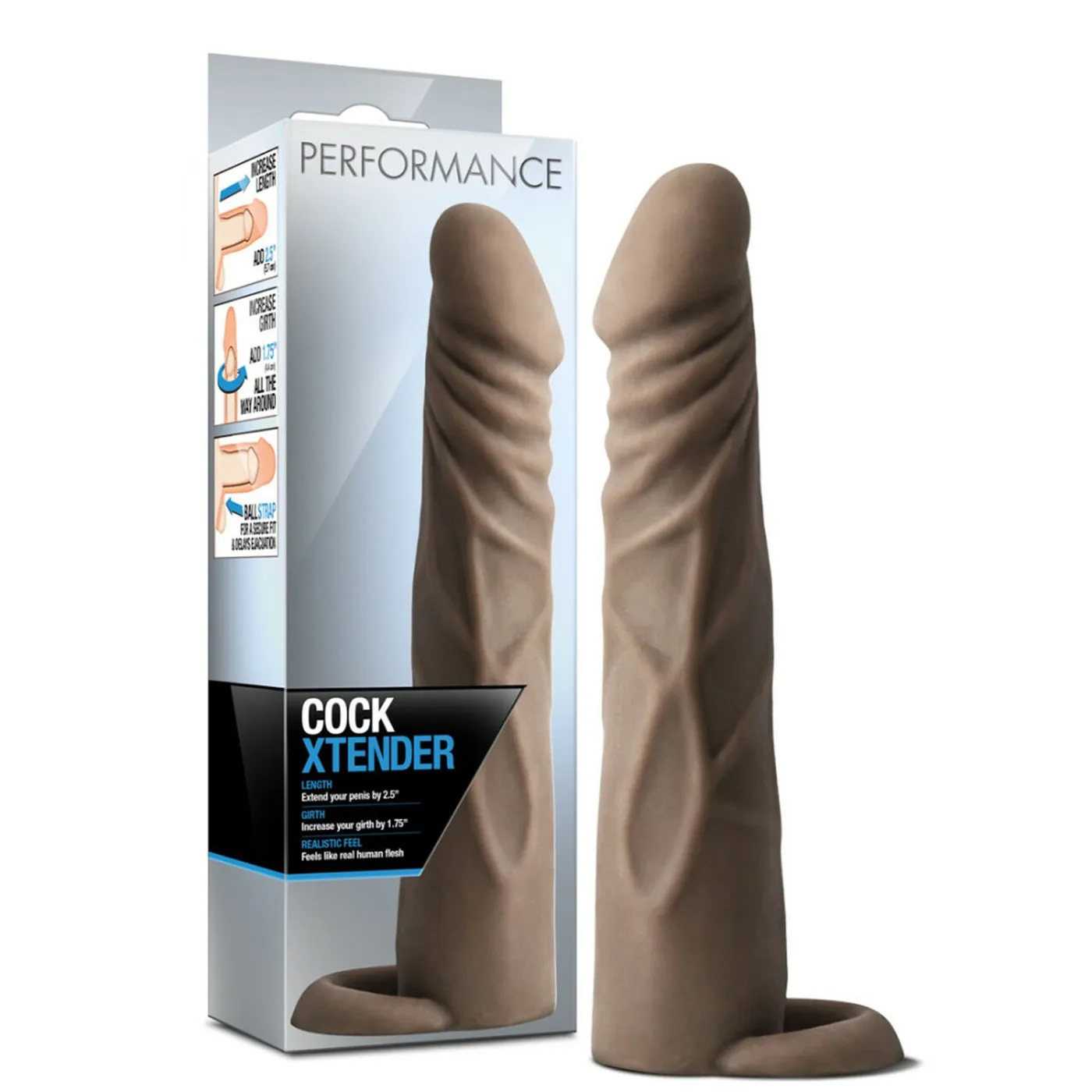 PERFORMANCE - COCK XTENDER - BROWN