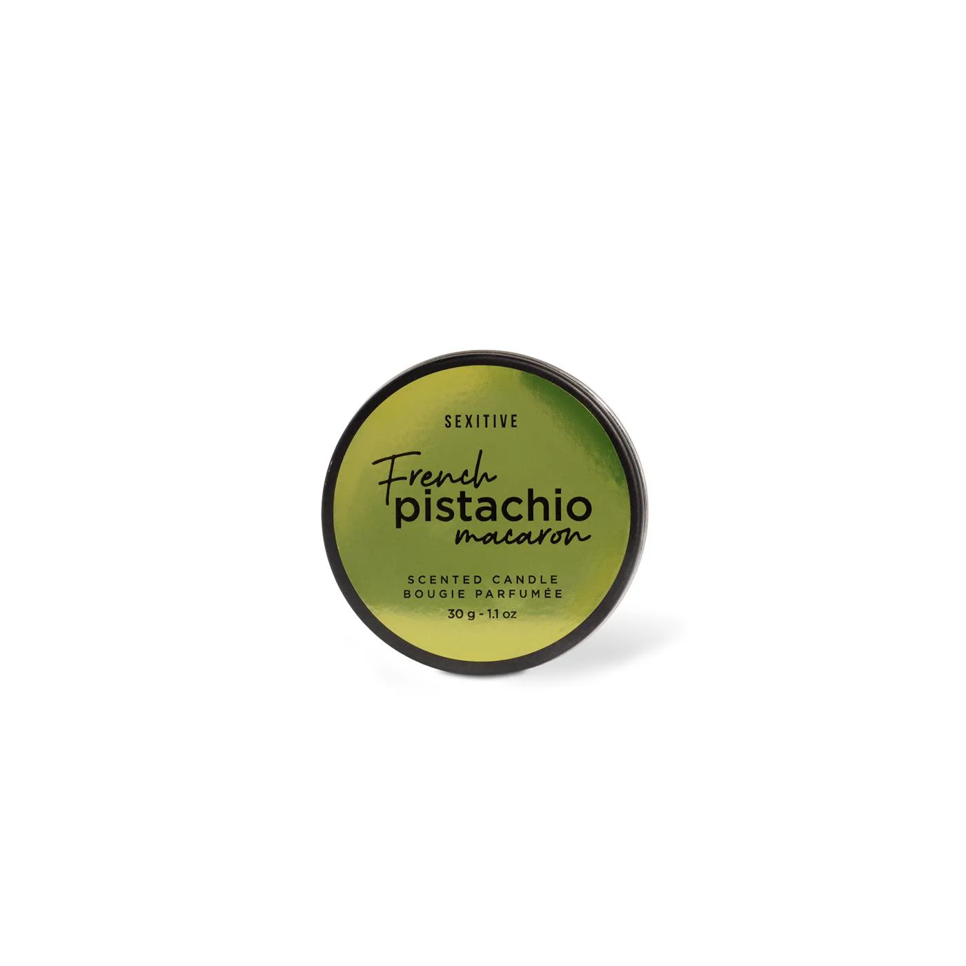 MASSAGE CANDLE FRENCH PISTACHIO MACARON - 30 GR