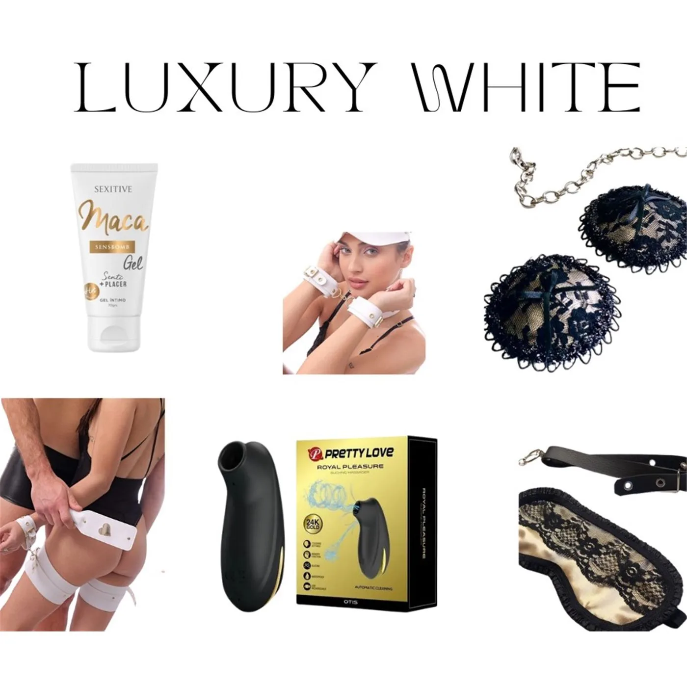 AMAZING - LUXURY WHITE SET 6 UNIDADES PREMIUM + ¡REGALO!