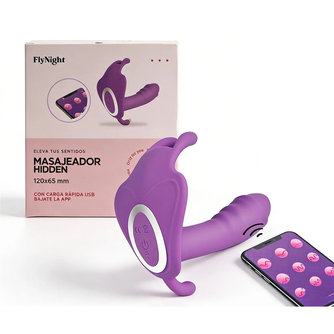 MASAJEADOR HIDDEN VIOLETA / C9008