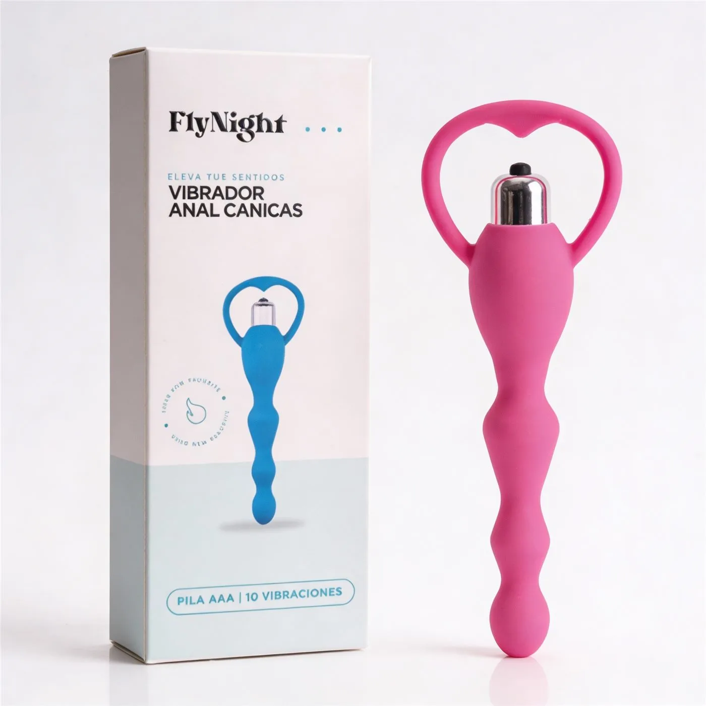 VIBRADOR ANAL CANICAS ROSA / C9032