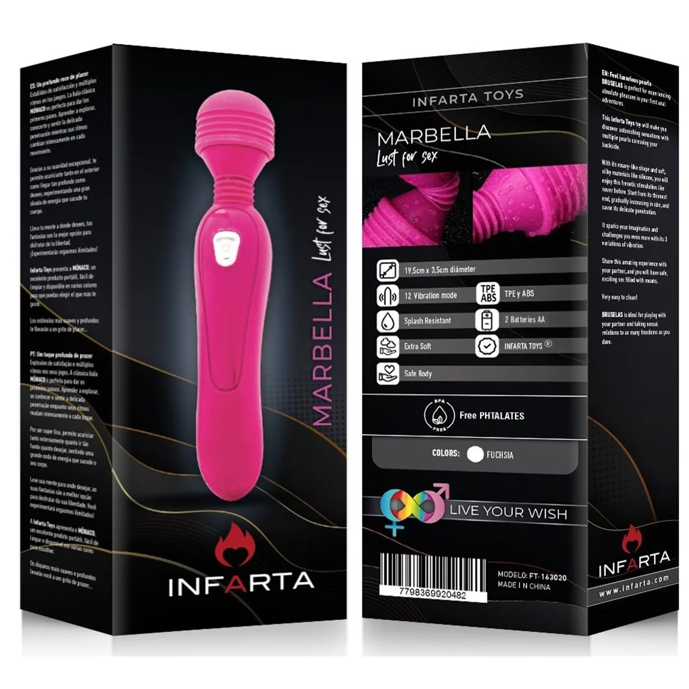 MASAJEADOR VIBRADOR MARBELLA 