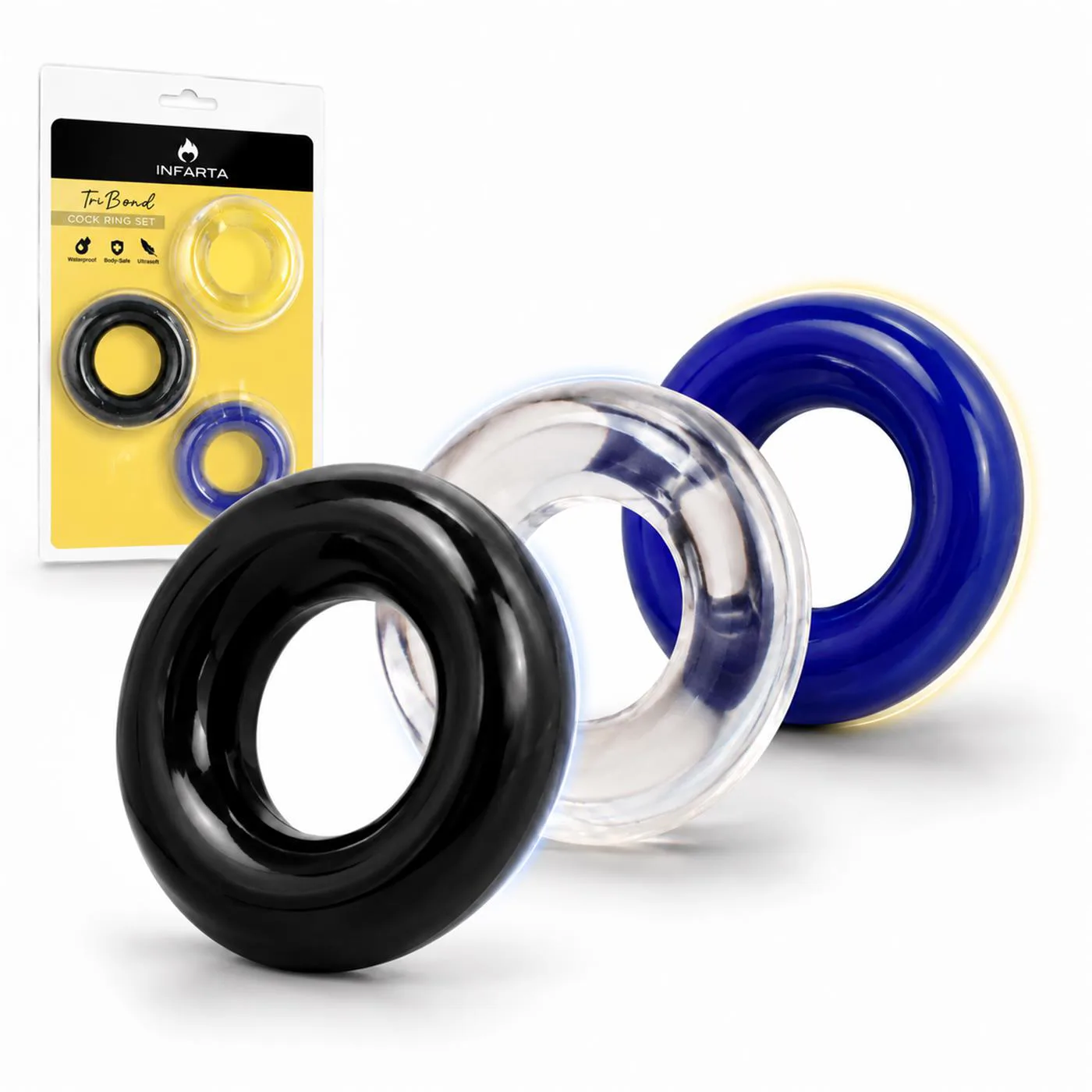 COCK RINGS SET TRIBOND