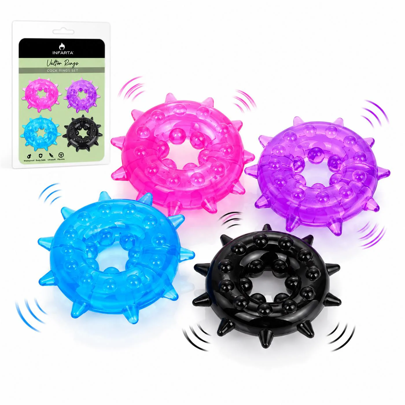 COCK RINGS SET VALTOR RINGS
