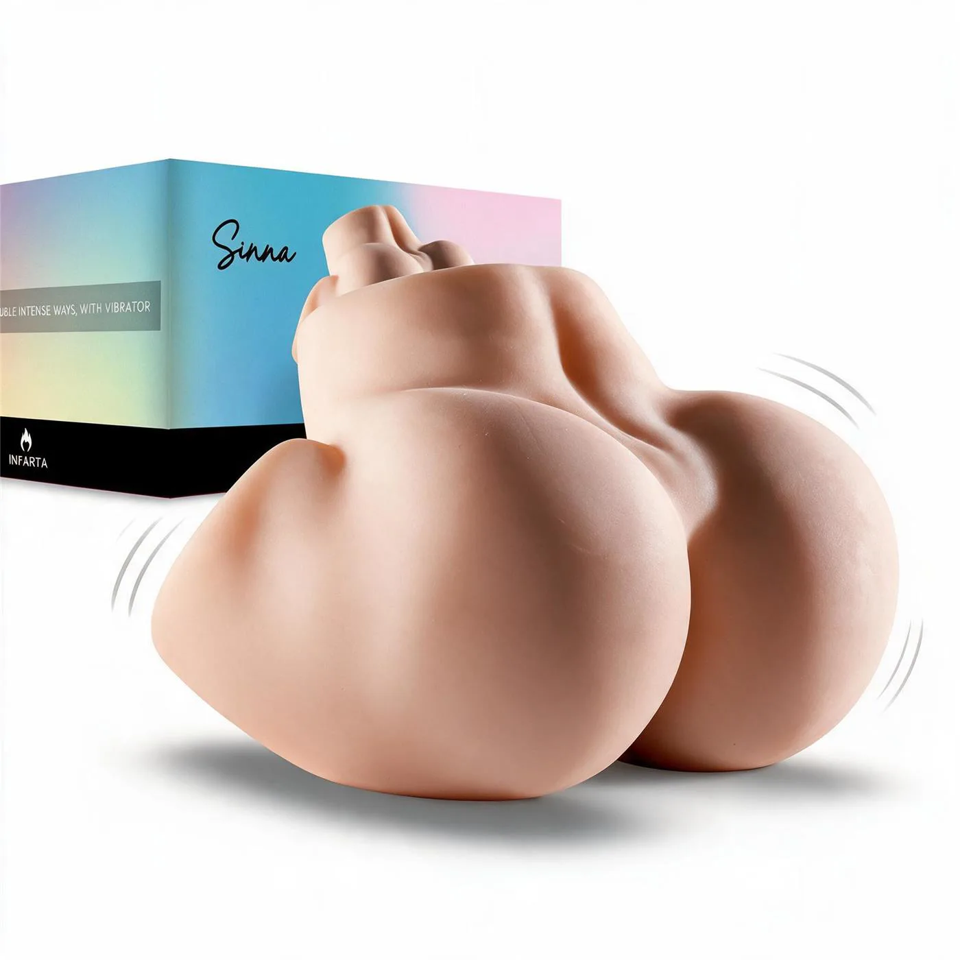 MASTURBATOR ANO Y VAGINA CON VIBRADOR SINNA