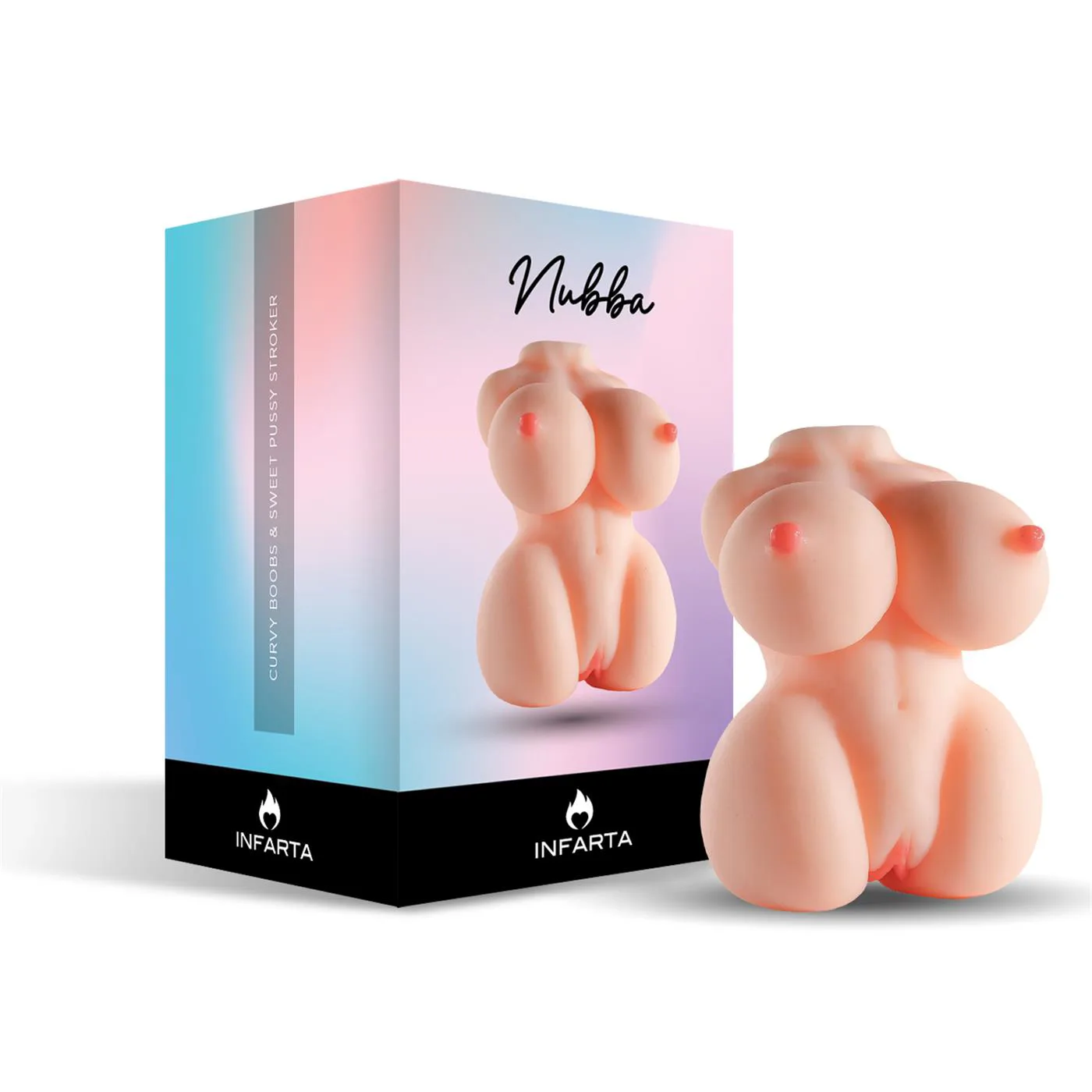 MASTURBATOR NUBBA – MINI BODY CURVY FEMALE BOOBS & PUSSY