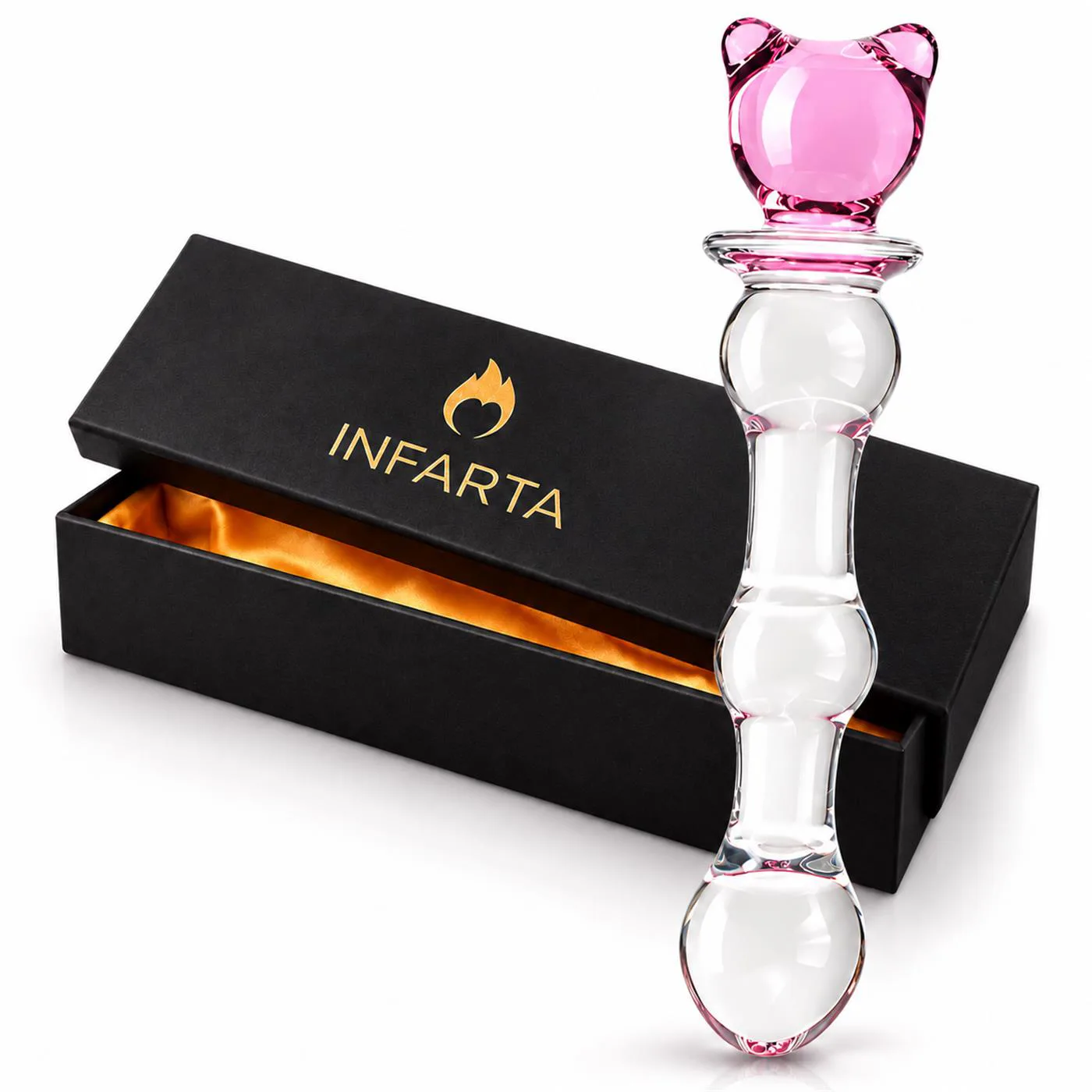 GLASS DILDO MAJESTIC GLOW