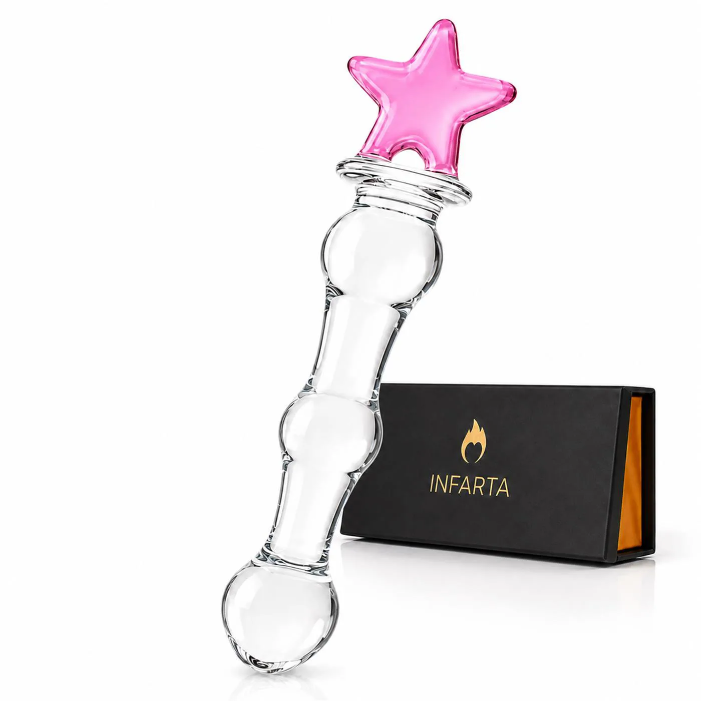 GLASS DILDO GALAXY WAND