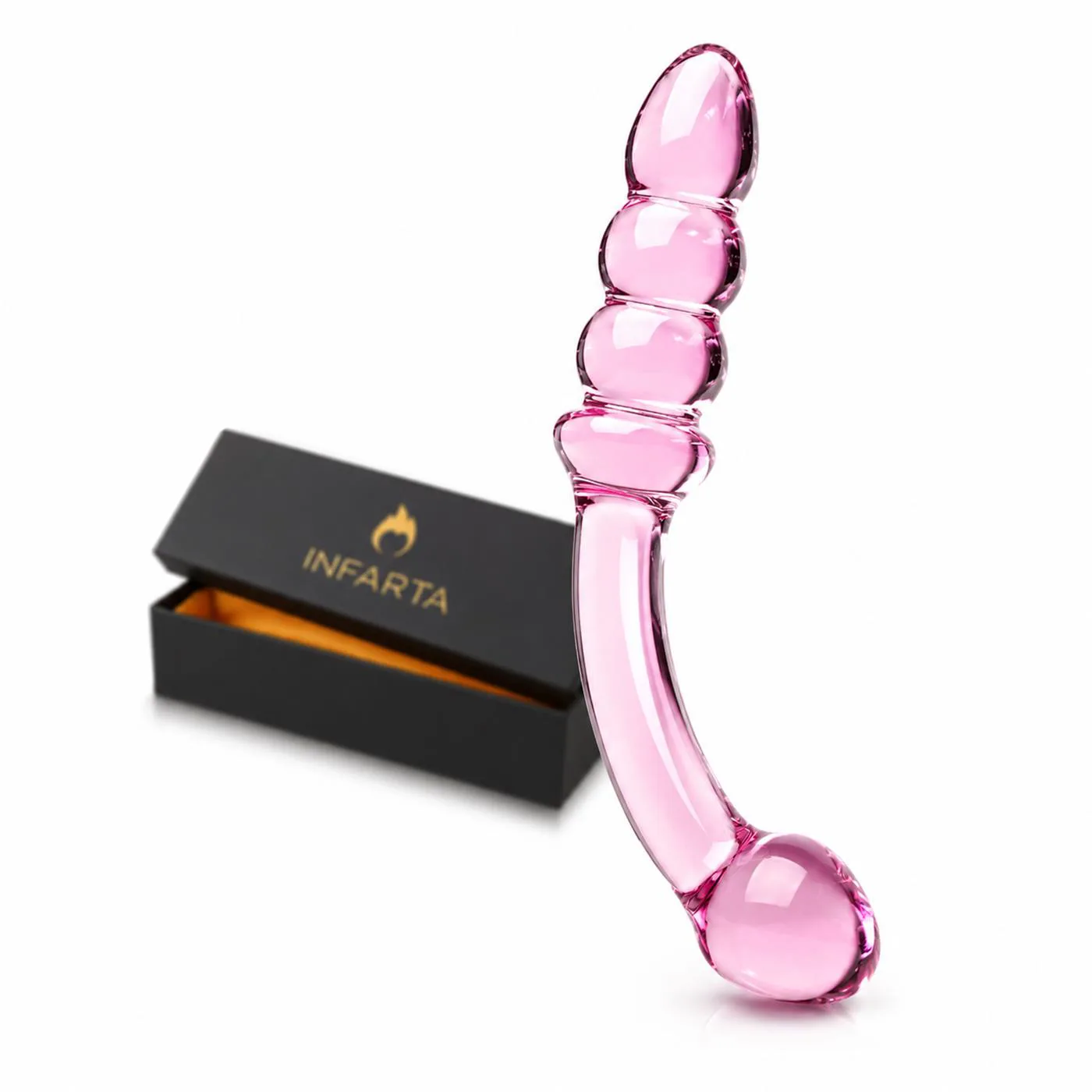 GLASS DILDO LUST ARC