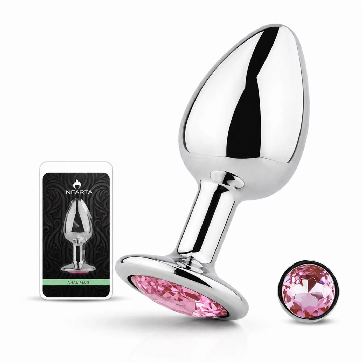 ANAL PLUG EROS METAL SMALL PINK