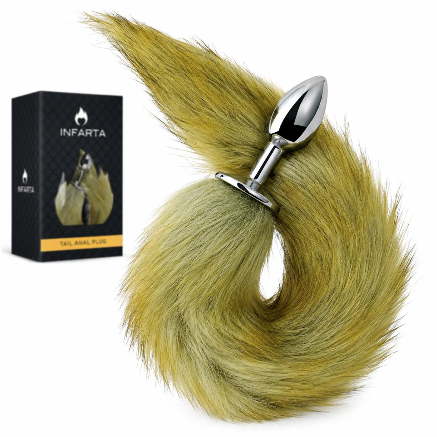 ANAL PLUG TAIL METAL SMALL FOX