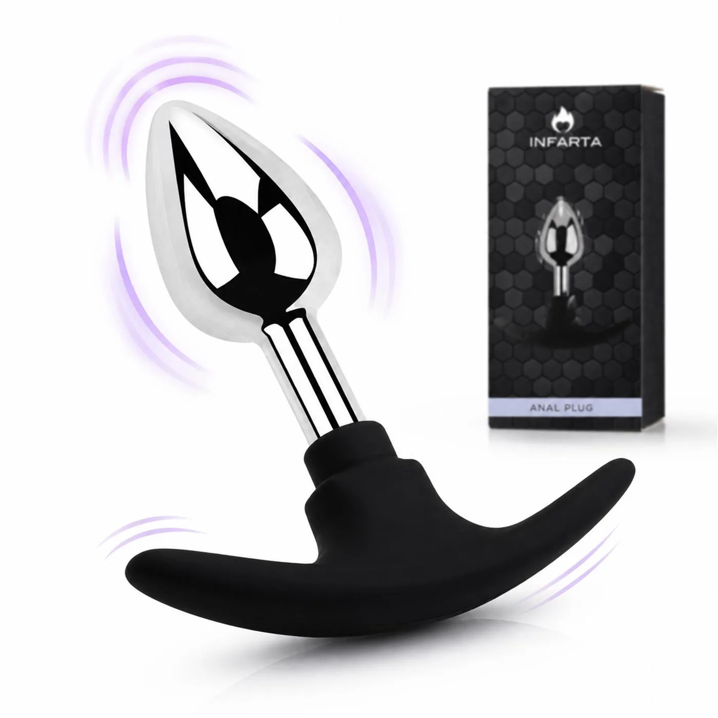 ANAL PLUG SILVERPULSE METAL SMALL