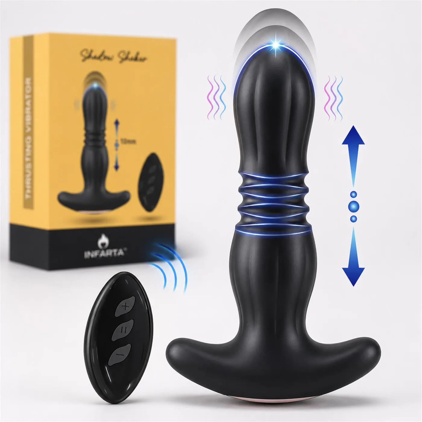 THRUSTING ANAL VIBRATOR SHADOW SHAKER