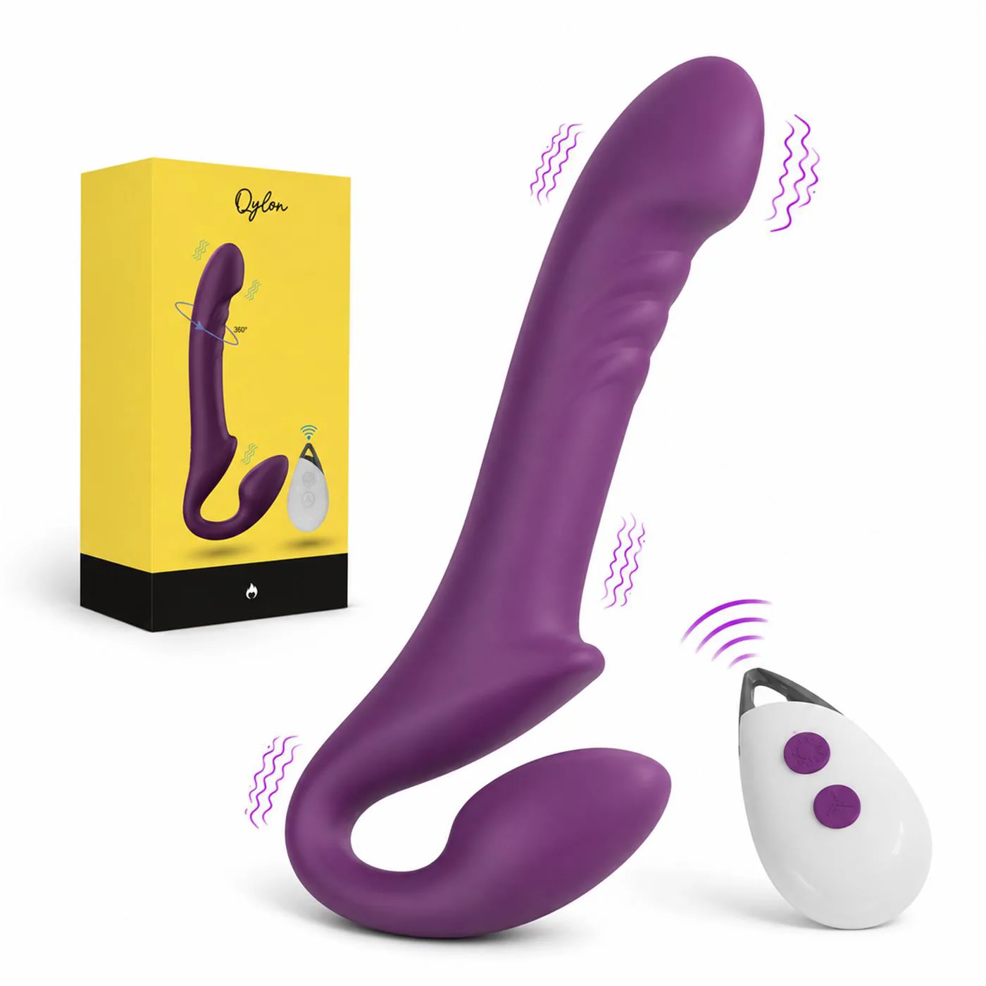 STRAP-ON VIBRATOR QYLON