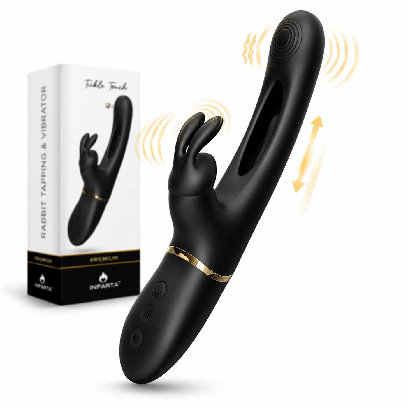 RABBIT VIBRATOR TICKLE TOUCH