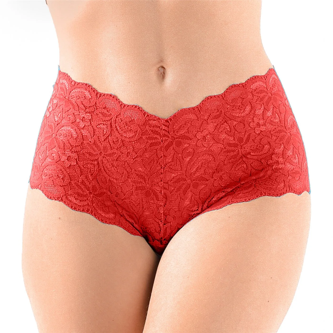 CULOTTE DE PUNTILLA ROJO