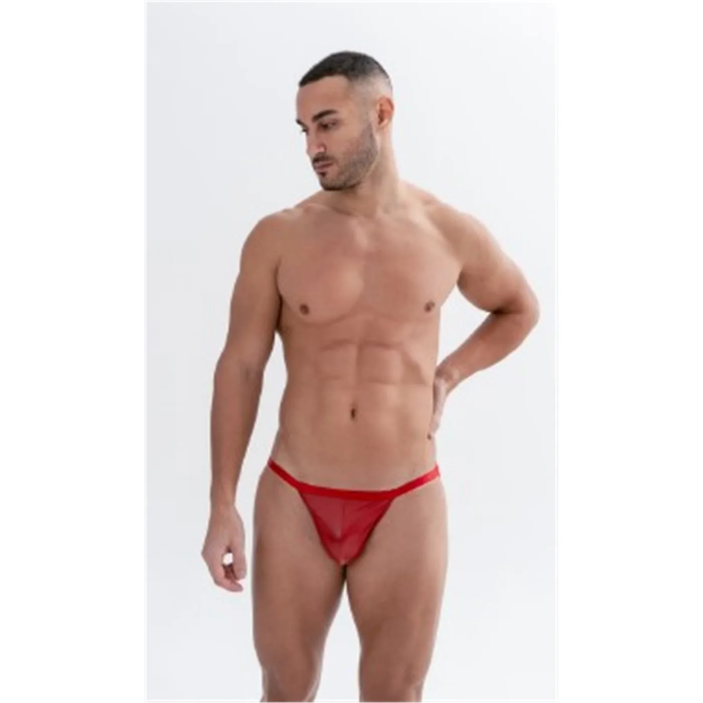 HOMBRE - TANGA COLALESS ABIERTA ENGOMADA