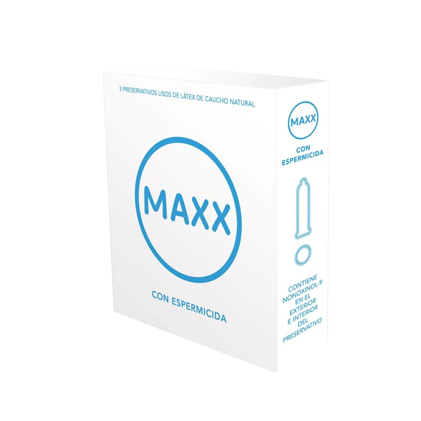 MAXX PRESERVATIVOS ESPERMICIDA 12X3