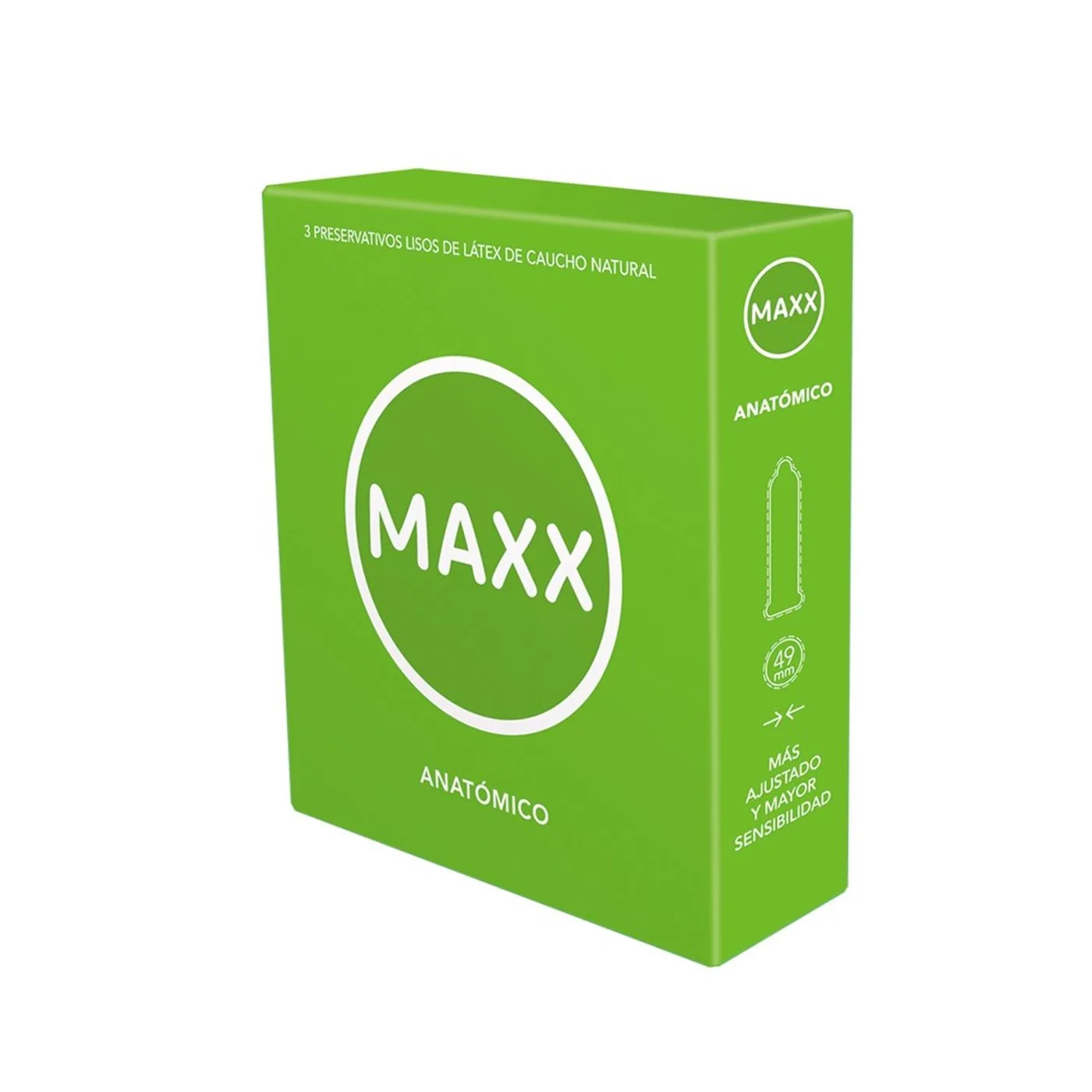 MAXX PRESERVATIVOS ANATOMICO 12X03
