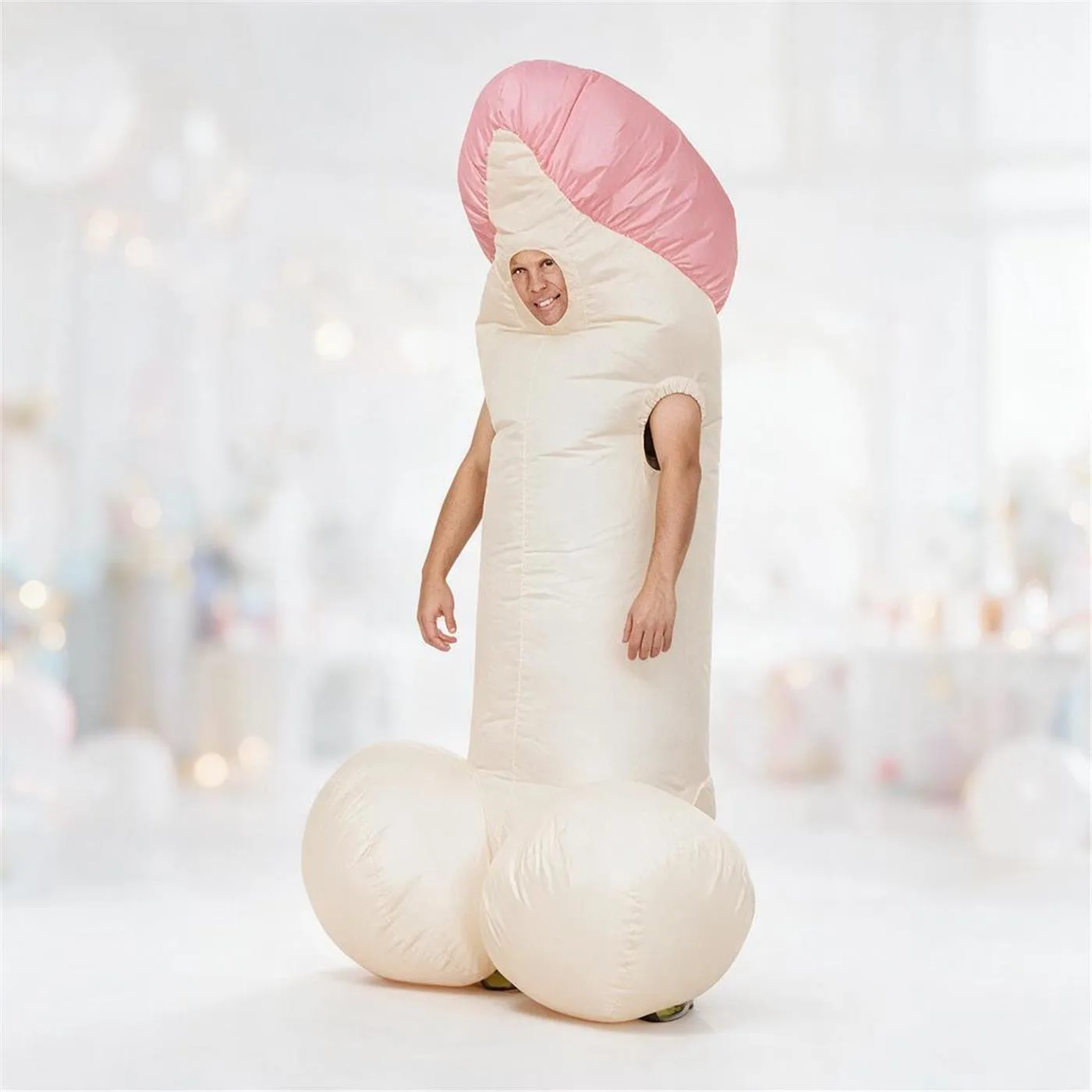 DISFRAZ DE PENE ROSA INFLABLE FIESTAS 150-190CM