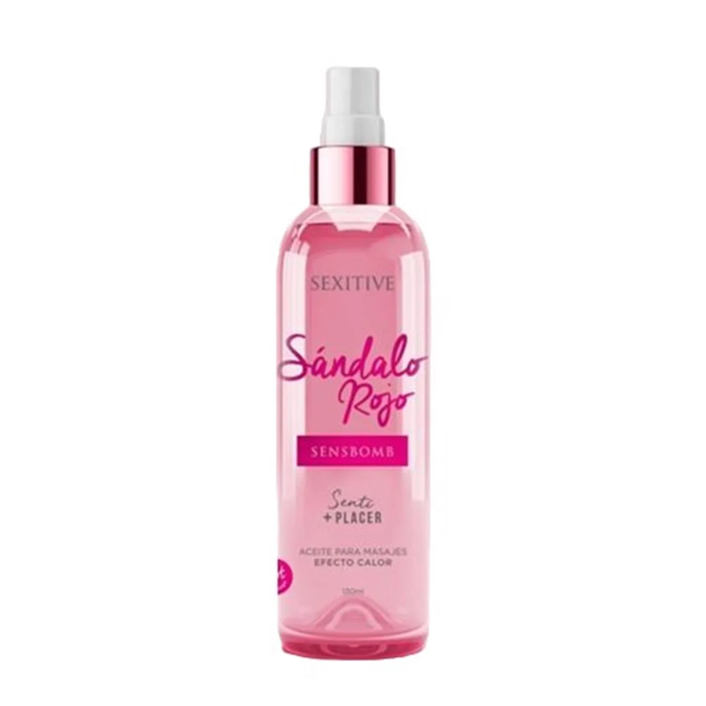 ACEITE PARA MASAJES EFECTO CALOR - SANDALO ROJO - 130 ML