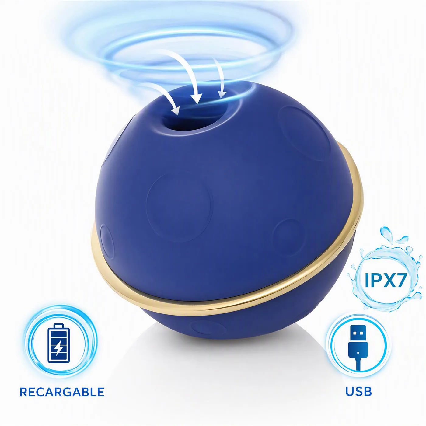 VIBRADOR SUCCIONADOR PLANET RECARGABLE