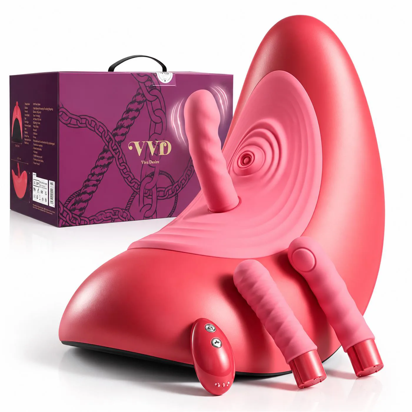 SILLA SEXUAL CON VIBRADOR CONTROL REMOTO