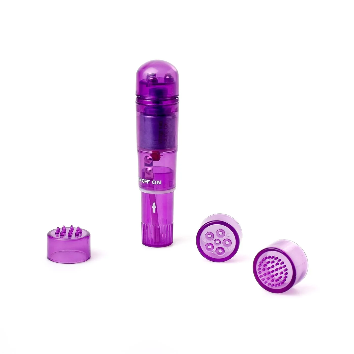 VIBRADOR ESTIMULADOR CLITORIS  PUNTAS INTERCAMBIABLES