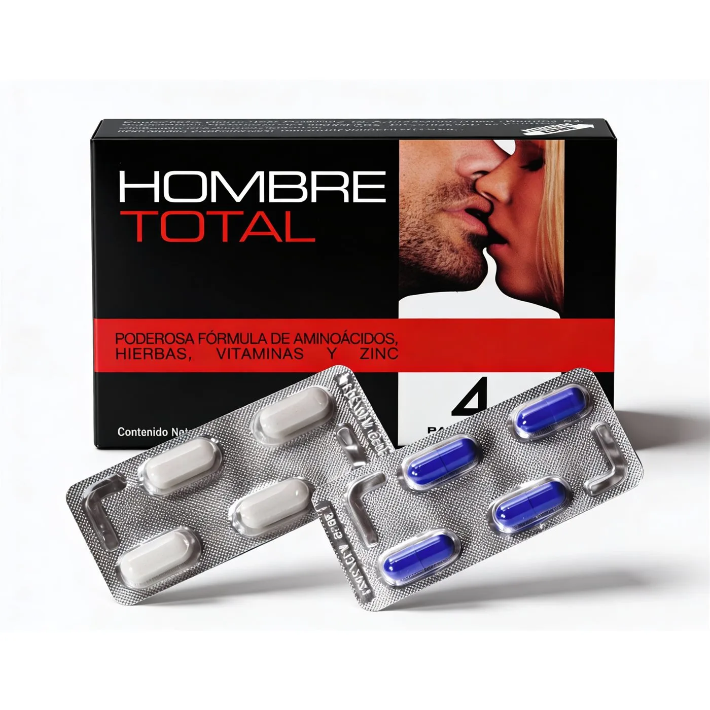 HOMBRE TOTAL X 4 TOMAS - EL DE MAYOR POTENCIA SEXUAL