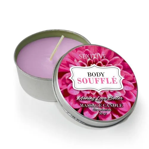 MASSAGE CANDLE BODY SOUFFLE STRAWBERRIES - 30 GR